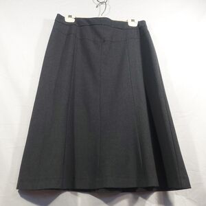 Tribal Stretch A Line Dark Gray Midi Skirt, 8